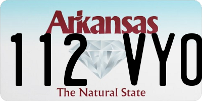 AR license plate 112VYO