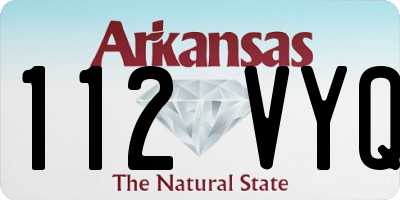 AR license plate 112VYQ