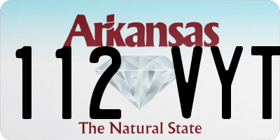 AR license plate 112VYT