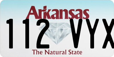 AR license plate 112VYX