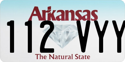 AR license plate 112VYY