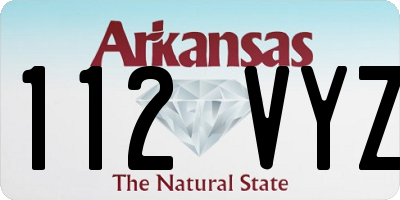 AR license plate 112VYZ