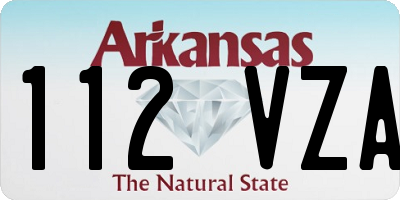 AR license plate 112VZA