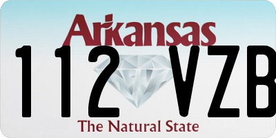 AR license plate 112VZB