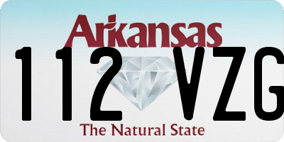 AR license plate 112VZG