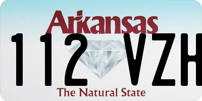 AR license plate 112VZH