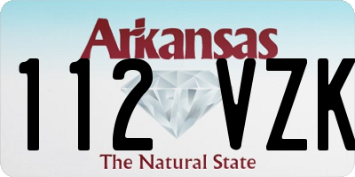 AR license plate 112VZK