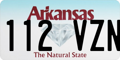 AR license plate 112VZN