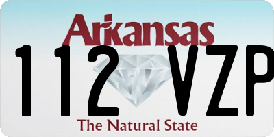 AR license plate 112VZP