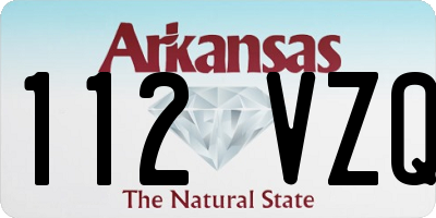 AR license plate 112VZQ