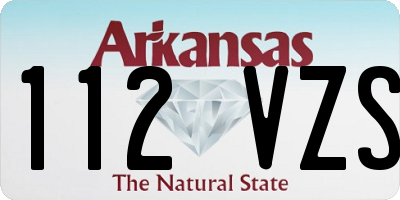AR license plate 112VZS