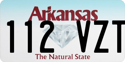 AR license plate 112VZT