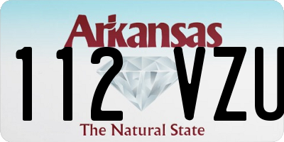 AR license plate 112VZU