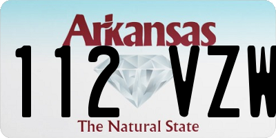 AR license plate 112VZW