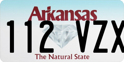 AR license plate 112VZX