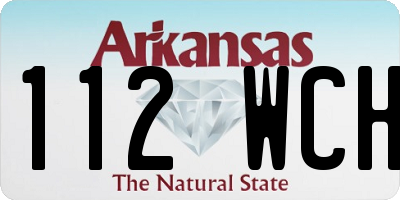 AR license plate 112WCH