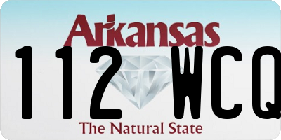 AR license plate 112WCQ