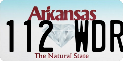 AR license plate 112WDR