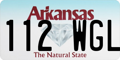 AR license plate 112WGL