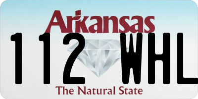 AR license plate 112WHL