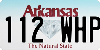 AR license plate 112WHP