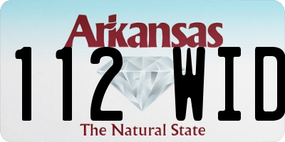 AR license plate 112WID