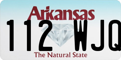 AR license plate 112WJQ