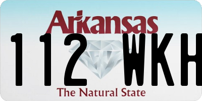 AR license plate 112WKH