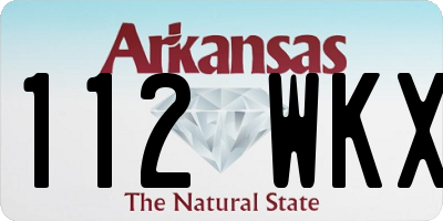 AR license plate 112WKX