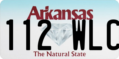 AR license plate 112WLC