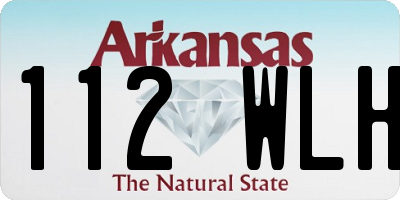 AR license plate 112WLH