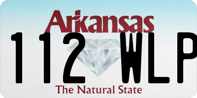 AR license plate 112WLP