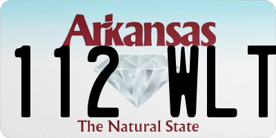 AR license plate 112WLT