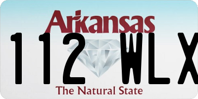 AR license plate 112WLX