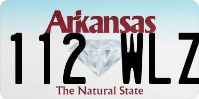 AR license plate 112WLZ