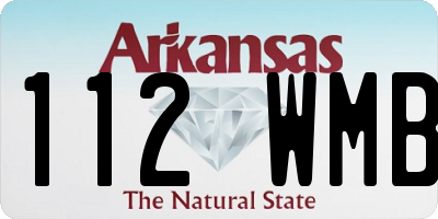 AR license plate 112WMB
