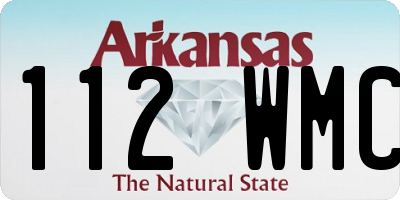 AR license plate 112WMC