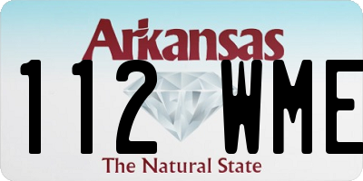 AR license plate 112WME
