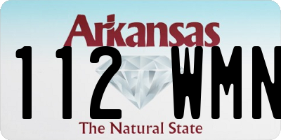 AR license plate 112WMN