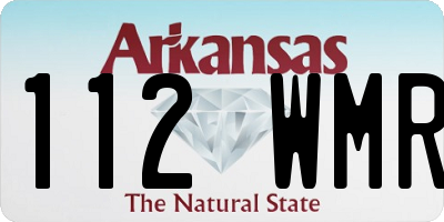 AR license plate 112WMR