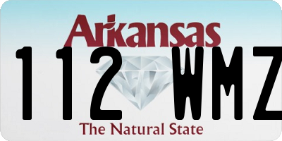 AR license plate 112WMZ