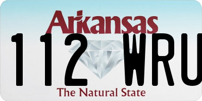 AR license plate 112WRU