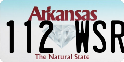 AR license plate 112WSR