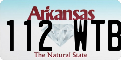 AR license plate 112WTB