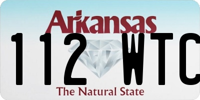 AR license plate 112WTC