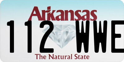 AR license plate 112WWE