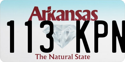 AR license plate 113KPN