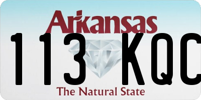 AR license plate 113KQC