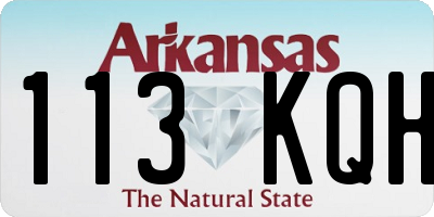 AR license plate 113KQH
