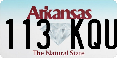 AR license plate 113KQU